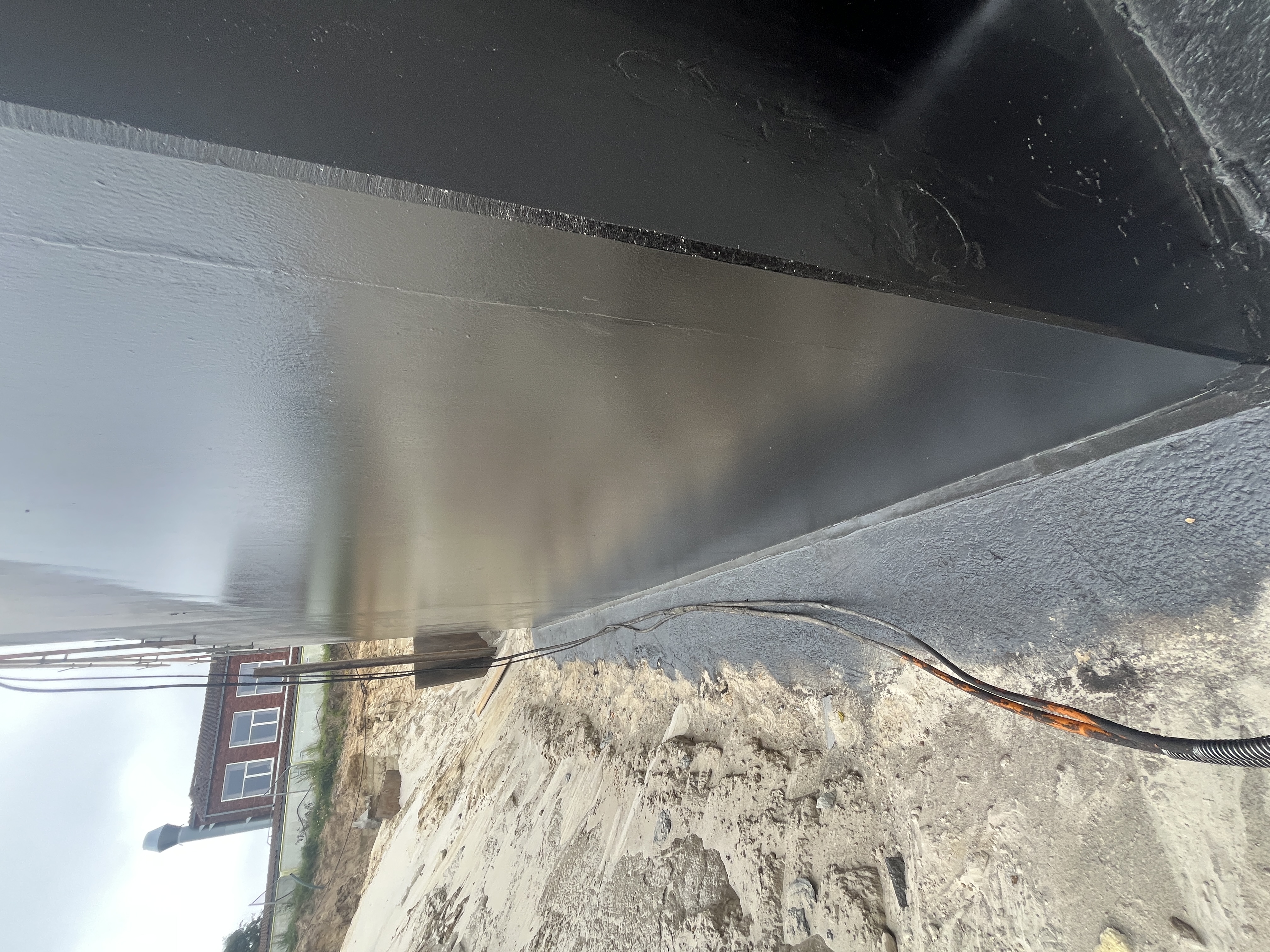 Facade pit membran med doka system